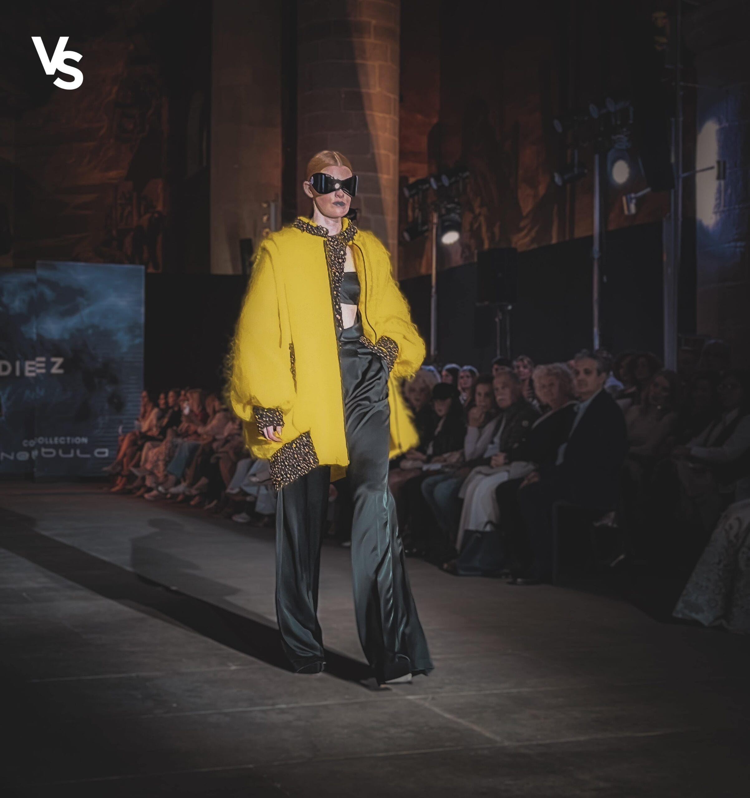 Conjunto Isabel Zapardiez presentado en el Festival de Moda de San Sebastián